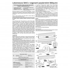 Pociąg SM-42 "BOHUN" Wagony piętrowe - Sklej Model 33
