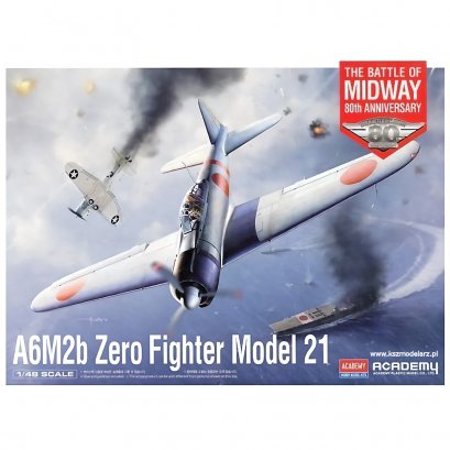 A6M2b Zero Fighter Model 21 Battle of Midway - Academy 12352