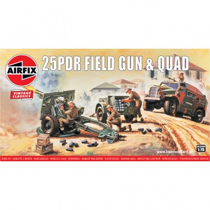 25pdr Field Gun and Quad - Airfix A01305V