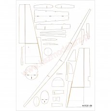 Szkielet do samolotu Nakajima Ki-43 I Hei - Orlik 050