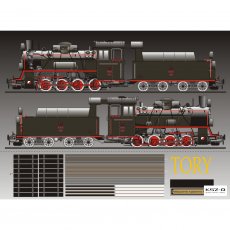 Px 48 parowóz wąskotorowy - Modelik 14/16