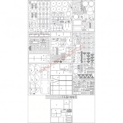 Ty 2 Floridsdorf - szkielet, detale wycinane laserowo - Angraf 4/13