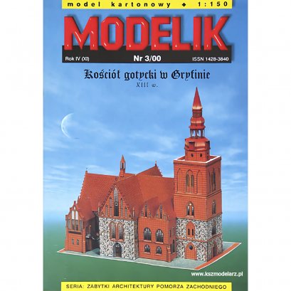 Kościół gotycki w Gryfinie XIII - Modelik 3/00