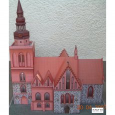 Kościół gotycki w Gryfinie XIII - Modelik 3/00