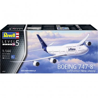 Samolot Boeing 747-8 Lufthansa New Livery - REVELL 03891