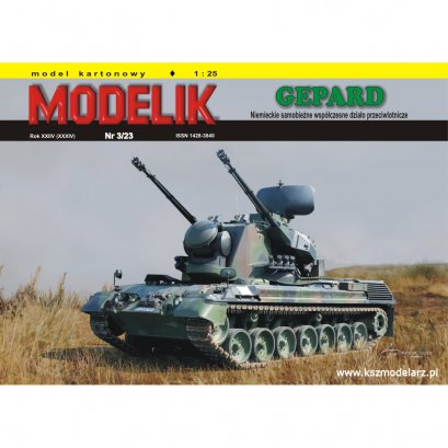 Samobieżne działo przeciwlotnicze Gepard - Modelik 3/23