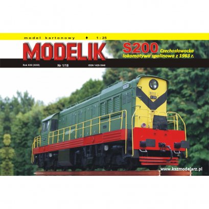 S200 (T669) lokomotywa spalinowa - Modelik 1/18