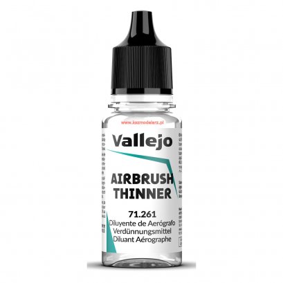 Vallejo 71261 Airbrush Thinner – rozcieńczalnik do aerografu 18 ml