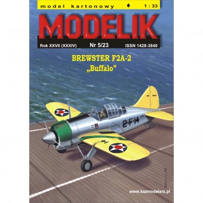 F2A-2 Buffalo - samolot myśliwski - Modelik 5/23