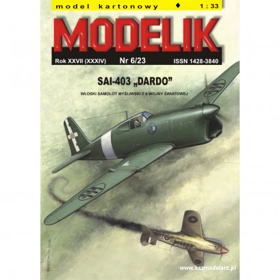 SAI-403 Dardo - samolot myśliwski - Modelik 6/23