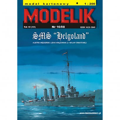 SMS HELGOLAND krążownik austro-węgierski - Modelik 16/08