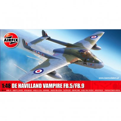 de Havilland Vampire FB.5/FB.9 - Airfix A06108