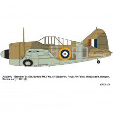 Samolot myśliwski Brewster Buffalo - Airfix A02050V
