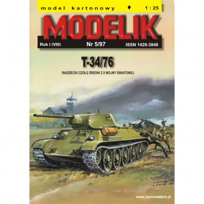 Czołg średni T-34/76 - Modelik 5/97