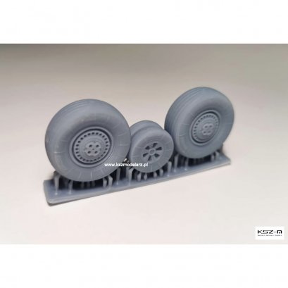MiG-23 - zestaw kół żywicznych - Angraf, MS Model