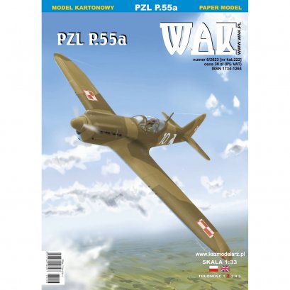 PZL P.55a - samolot myśliwski - WAK 6/2023