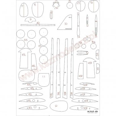 PZL P.55a - szkielet - WAK 6/2023