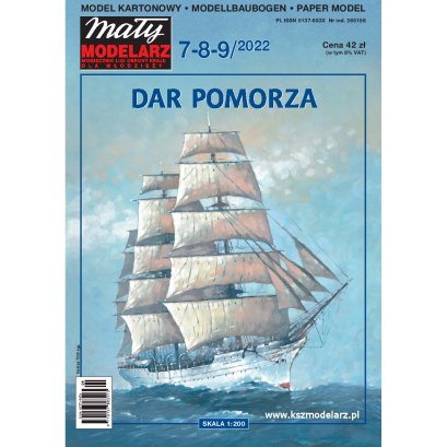 Szkolny żaglowiec Dar Pomorza - Mały Modelarz 7-8-9/2022