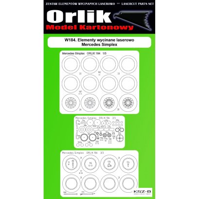Mercedes Simplex - szkielet, detale - Orlik 184