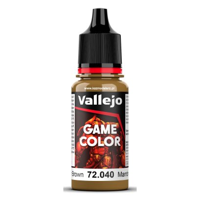 Vallejo 72040. Leather Brown - Farba Game Color