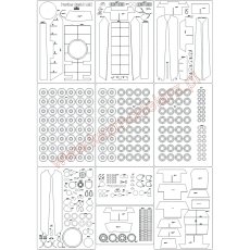 Szkielet, detale, koła do czołgu Panther Ausf.G MAN - Angraf 172