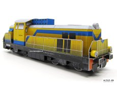 Lokomotywa SU42 518 "POLSAT" - Sklej Model 35