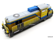Lokomotywa SU42 518 "POLSAT" - Sklej Model 35