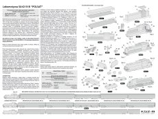 Lokomotywa SU42 518 "POLSAT" - Sklej Model 35