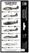 Vallejo 71148 RAF colors Coastal Command 1939-1945 - Zestaw 8 farb Model Air
