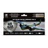 Vallejo 71148 RAF colors Coastal Command 1939-1945 - Zestaw 8 farb Model Air