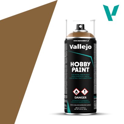 Vallejo 28014 Leather Brown – Spray Fantasy Color 400 ml