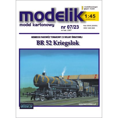 Parowóz towarowy BR 52 Kriegslok - Modelik 7/23