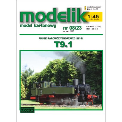 Parowóz-tendrzak T9.1 (TKi1) - Modelik 8/23