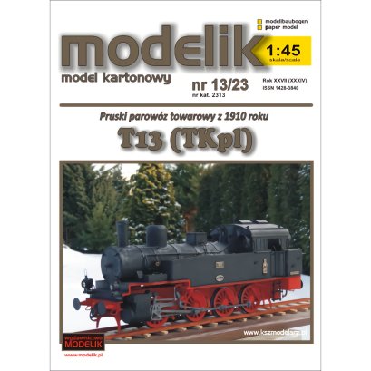 Parowóz towarowy T13 (TKp1) - Modelik 13/23