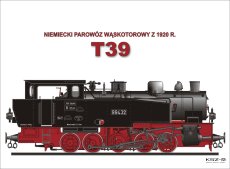 Parowóz wąskotorowy T39  - Modelik 14/23