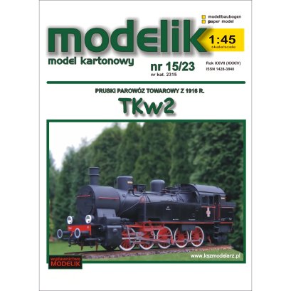 TKw2  pruski parowóz - Modelik 15/23