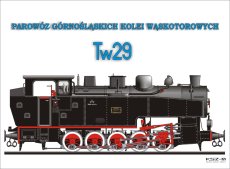 Tw29 - polski parowóz wąskotorowy - Modelik 16/23