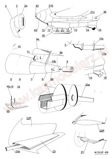 Samolot Me-163B 1-a KOMET - Modelik 20/07