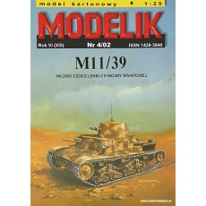 M11/39 - włoski czołg lekki...