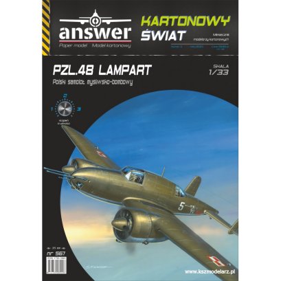 Samolot PZL.48 Lampart - Answer 567