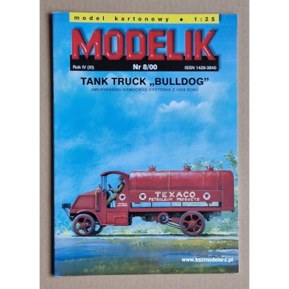 Samochód-cysterna Tank Truck Bulldog - Modelik 8/00