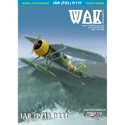 Samolot myśliwski IAR (PZL) P.11f - WAK 11/2023