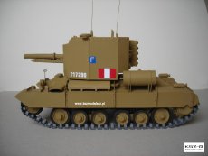 BISHOP brytyjskie działo samobieżne - Modelik 10/04