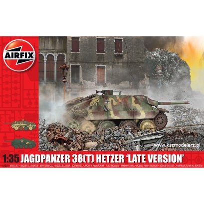 Działo pancerne JagdPanzer 38(t) Hetzer ‘Late Version’ - Airfix A1353