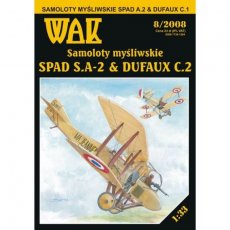 WAK 8/08 - Dwa samoloty SPAD A.2 i Dufaux C.1