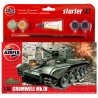 Zestaw: czołg Cromwell Mk.IV + farby + pędzelek + klej - Airfix A55109A