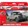 Zestaw: Land Rover Series 1 Pick-Up + farby + pędzelek + klej - Airfix A55012