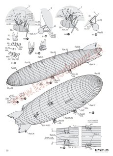Sterowiec LZ-129 Hindenburg - Sklej Model 6