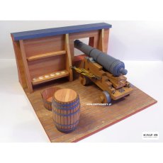 Armata 42 funtowa z pokładem - Sklej Model 5