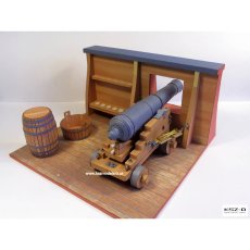 Armata 42 funtowa z pokładem - Sklej Model 5